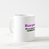 Mug Burpees son un rapport de haine d'amour (Devant gauche)