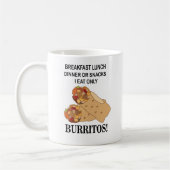 Mug Burritos Je Ne Mange Que Burrito (Gauche)