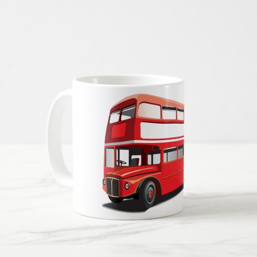 Mug Bus Double Decker (Devant gauche)