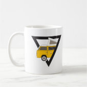 Mug bus jaune classique triangle (Gauche)