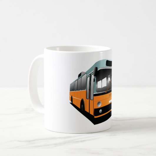 Mug Bus orange (Devant gauche)