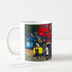 Mug Bus Red London sur Oxford Street Londres