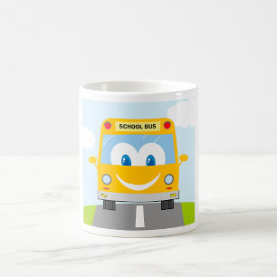 Mug Bus Scolaire Jaune Sourire