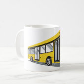 Mug Bus urbain jaune (Devant gauche)