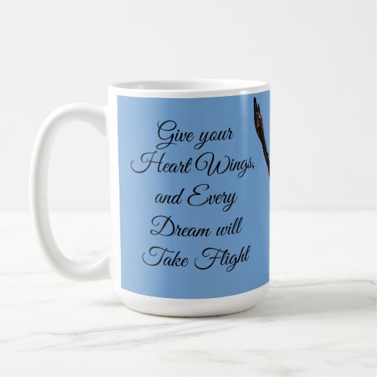 Mug Buse à queue rousse prenant l'inspiration du vol (Gauche)