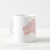Mug Busfire Special Edition Aussie Slang Map (Devant gauche)