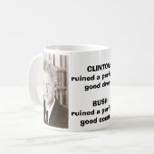 MUG BUSH/CLINTON (Devant gauche)