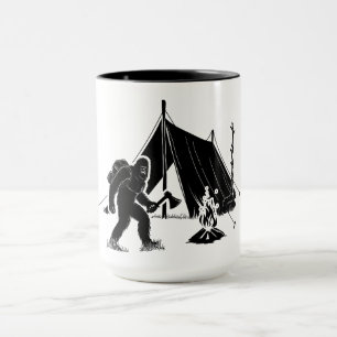 Mug Bushcraft Adventure Camping Bigfoot