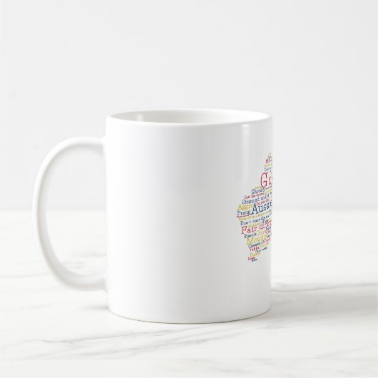 Mug Bushfire Special Edition Aussie Slang Map (Gauche)