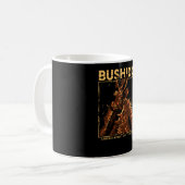 Mug Bushido Japon Samurai Morals et philosophie (Devant gauche)