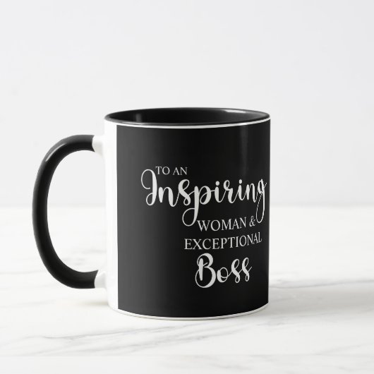 Mug Business Woman & Exceptional Boss | Custom (Gauche)
