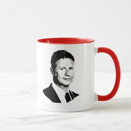 Mug Buste de Gary Johnson - - (Droite)