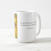 Mug Busy Bee on a Sunflower (Devant droit)