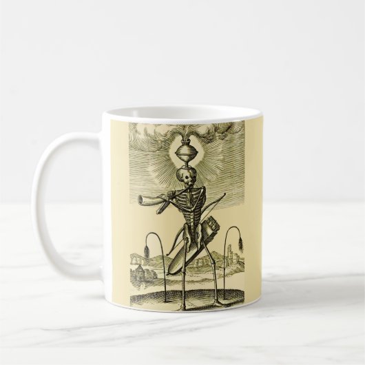 Mug busy skeleton print (Gauche)