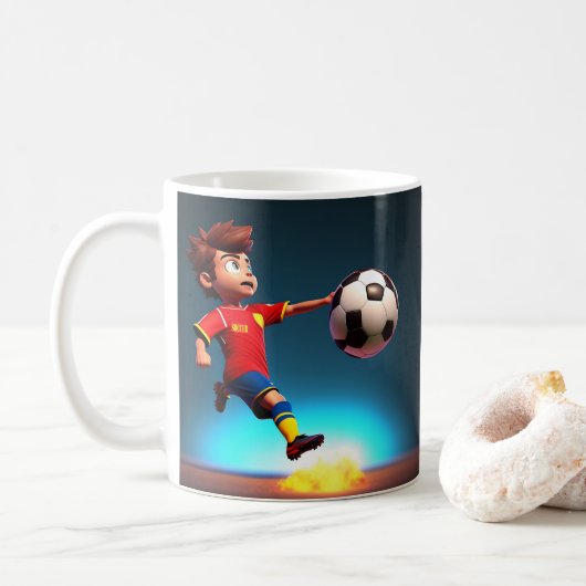 Mug "But Bound : Le coup parfait du garçon Animé" (Avec donut)