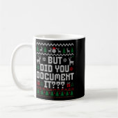 Mug But Did You Doent It Funny Office Christmas Ugly S (Gauche)