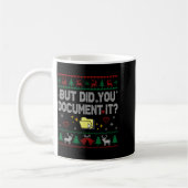 Mug But Did You Doent It Funny Office Christmas Ugly S (Gauche)