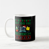Mug But Did You Doent It Funny Office Christmas Ugly S (Gauche)