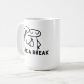 Mug But First, Coffee Break Hand Drawn (Devant gauche)