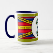 Mug Butées toriques vitrées par police (Gauche)