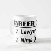 Mug Buts de carrière de Ninja d'avocat (Devant gauche)