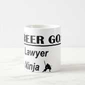 Mug Buts de carrière de Ninja d'avocat (Centre)