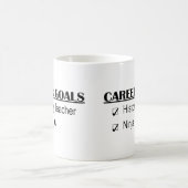 Mug Buts de carrière de Ninja - professeur d'histoire (Centre)