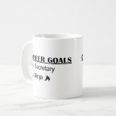 Mug Buts de carrière de Ninja - secrétaire (Devant gauche)