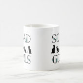 Mug Buts de l'équipe Drôle Chat Dame (Centre)