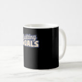 Mug Buts Drôle De Quilting (Devant droit)
