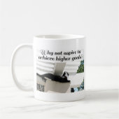 Mug Buts Supérieurs Motivation Classique Chat Dit (Gauche)