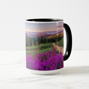 Mug Butte crêtée du lever de soleil   de fleur