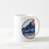 Mug Butte de Crête Colorado Retro Sunset Souvenirs (Devant droit)
