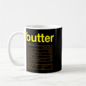 Mug Butter Nutrition Facts Funny Thanksgiving Christma (Gauche)