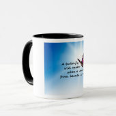 Mug Butterefly, visiteur de ciel (Devant gauche)