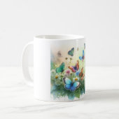 Mug Butterflies in the Meadow REF261 - Watercolor by J (Devant gauche)