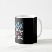 Mug Butterfly Gift | All Good Things Take Time (Devant droit)
