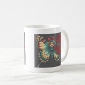 Mug Butterfly Girl - Only Talking to Butterflies (Devant droit)