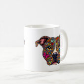 Mug Butterfly Kaleidoscope Pitbull Portrait -Bully Mom (Devant droit)