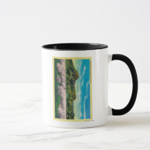 Mug Buttes Sutter et vergers en fleurs