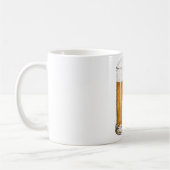 Mug Buveur de bière froide mousseuse (Gauche)