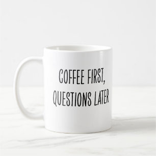 Mug Buveur de café drôle pas une personne du matin