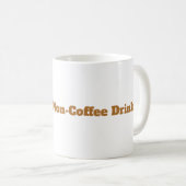 Mug Buveur drôle de café (Devant droit)