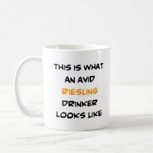 Mug buveur riesling, avide