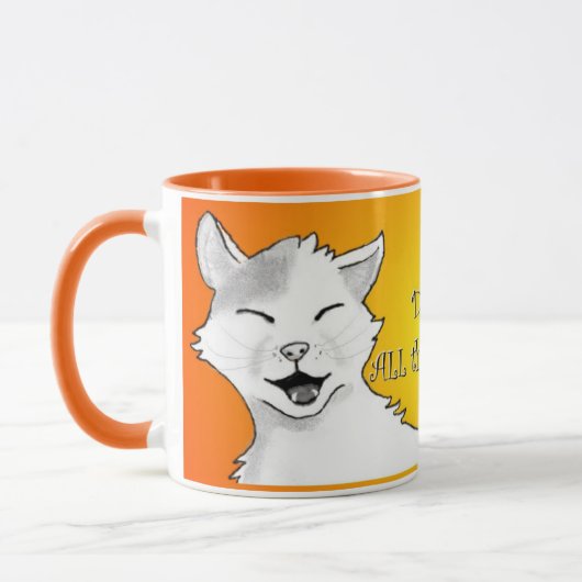 Mug Buvez de TOUT LE café ! Chat (Gauche)