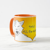 Mug Buvez de TOUT LE café ! Chat (Devant gauche)