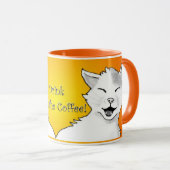 Mug Buvez de TOUT LE café ! Chat (Devant droit)