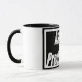 Mug Buvez de votre café avec l'asile ! ! (Gauche)