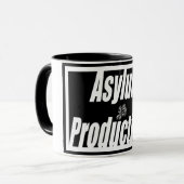 Mug Buvez de votre café avec l'asile ! ! (Devant gauche)