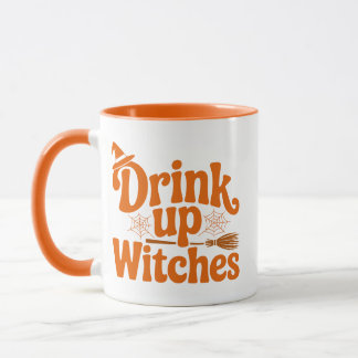 Mug Buvez les Sorcières Rétro Halloween